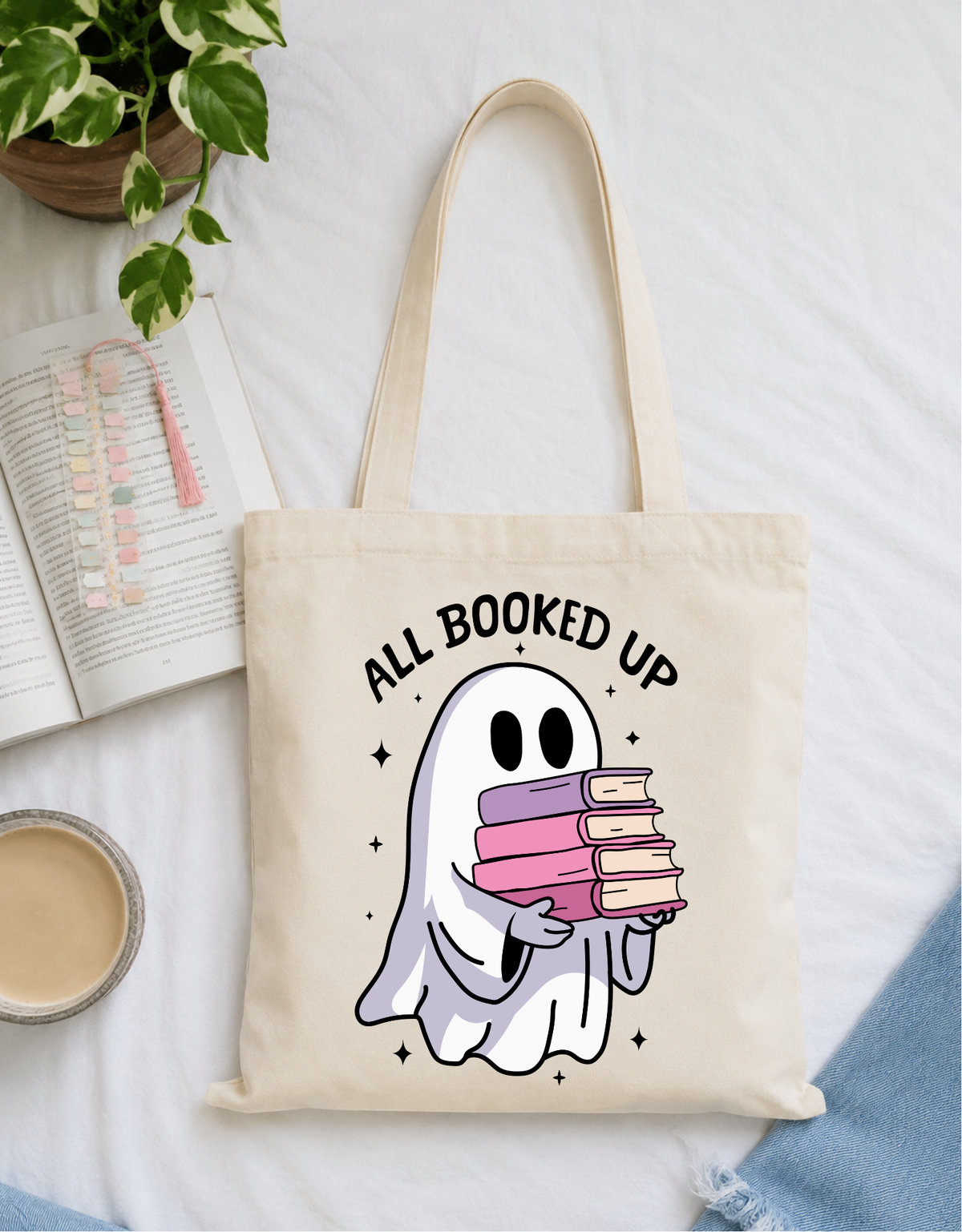 All Booked Up Tote Bag