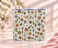 Bees and Mushrooms Skinny Tumbler