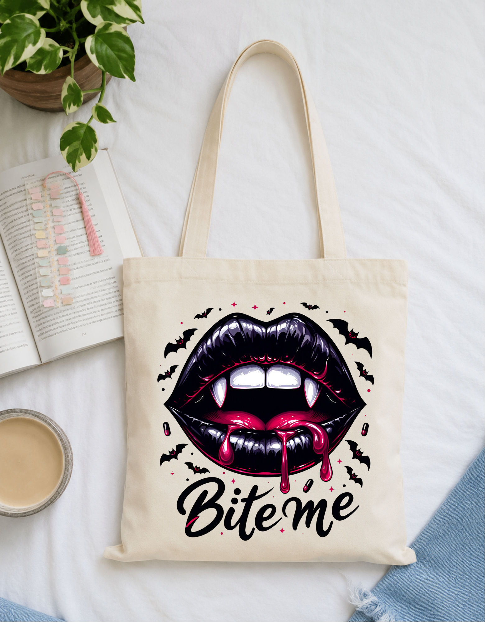 Bite Me Tote Bag