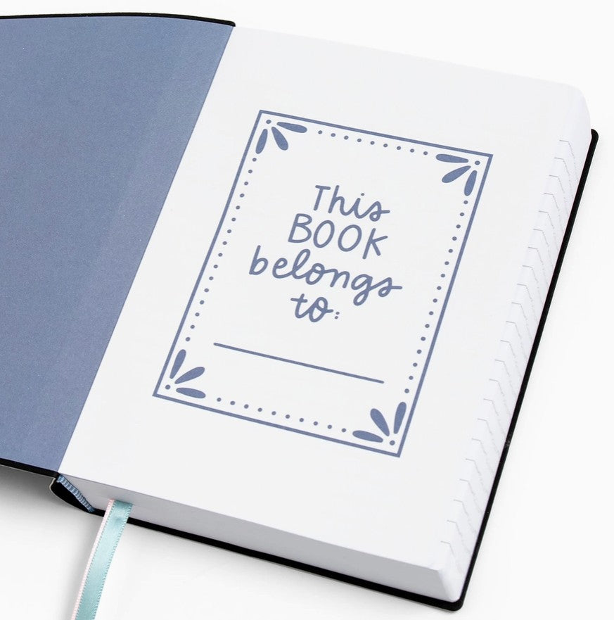 Floral Journal – Deep Blue