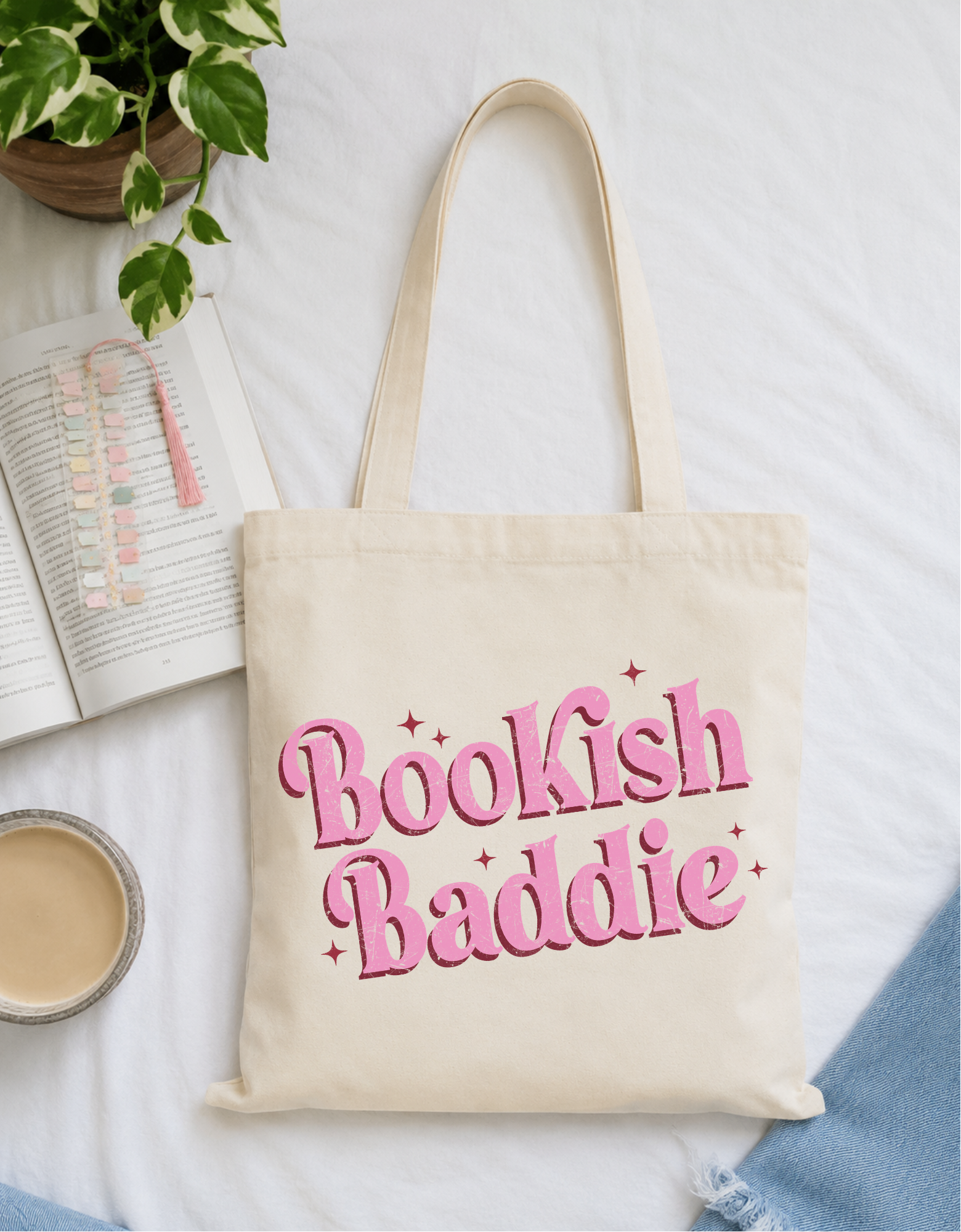 Bookish Baddie Tote Bag
