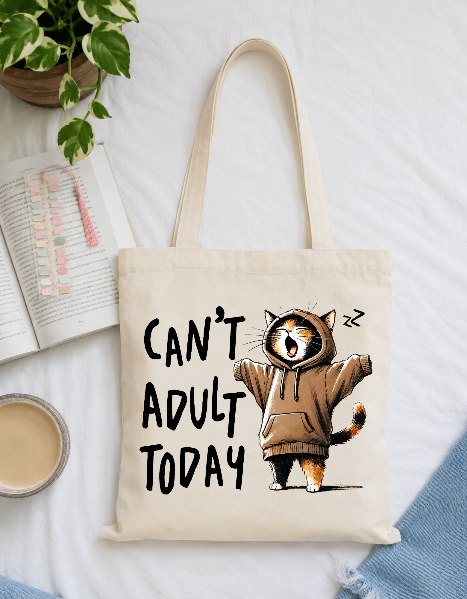 Can't Adult Today Tote