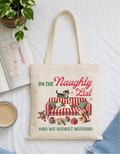 Cats on the Naughty List Tote Bag