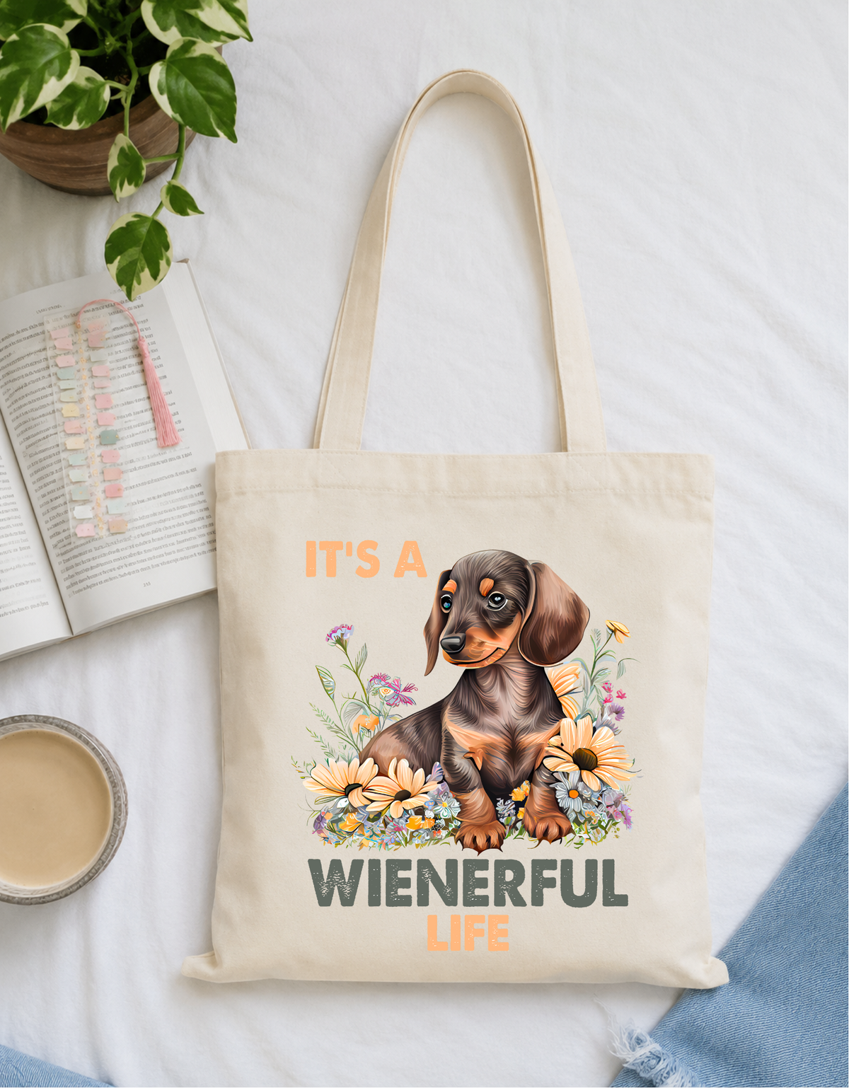 It's A Wienerful Life Tote Bag