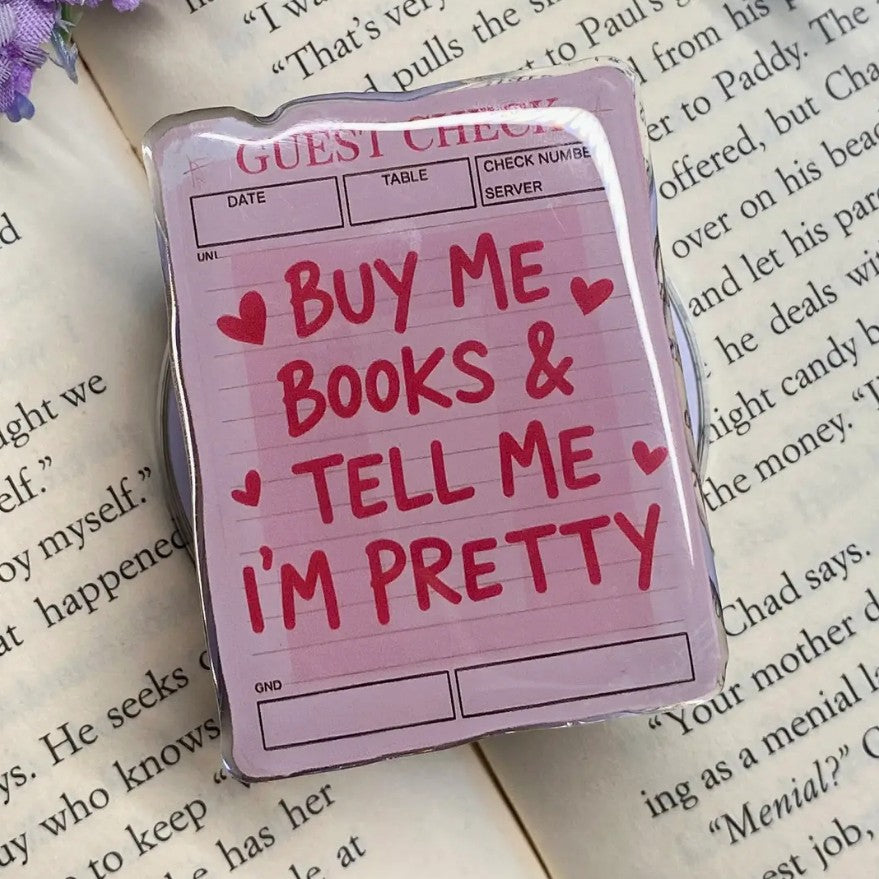 Buy Me Books Pink Magsafe Magnetic Phone Kindle Tablet Grip