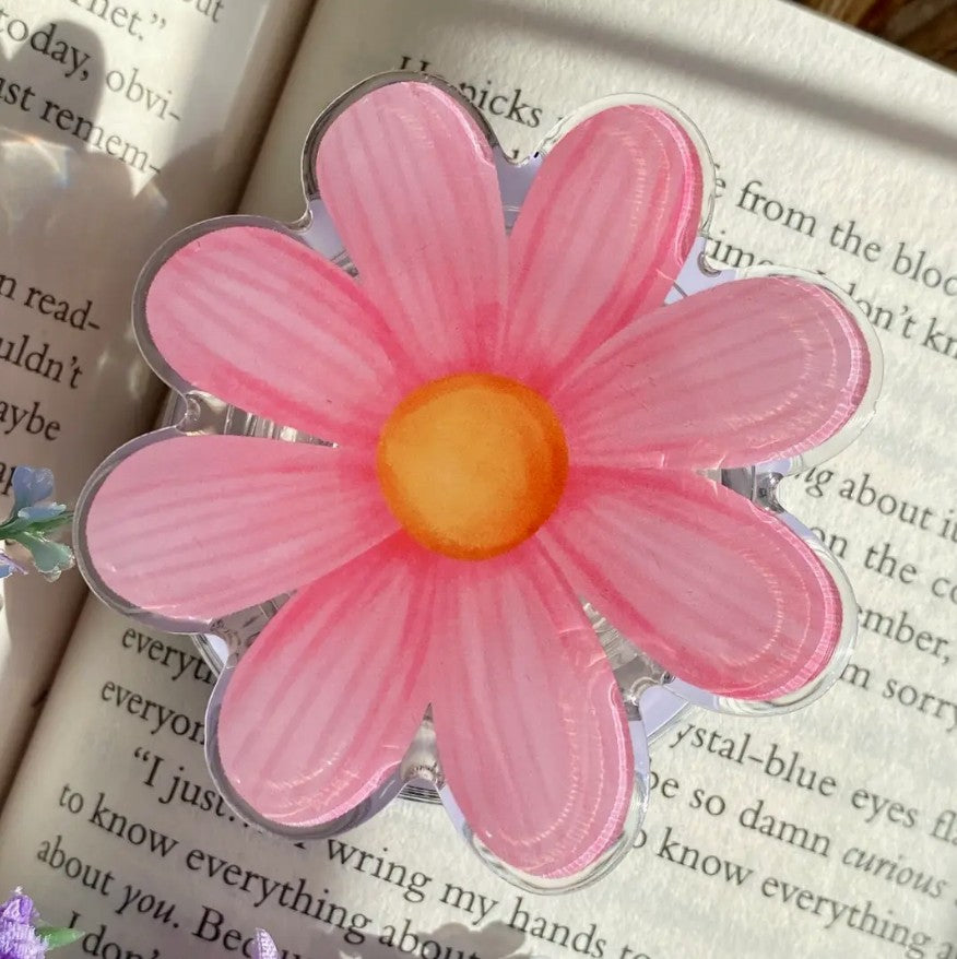 Pink Flower Spring Magsafe Magnetic Phone Kindle Tablet Grip