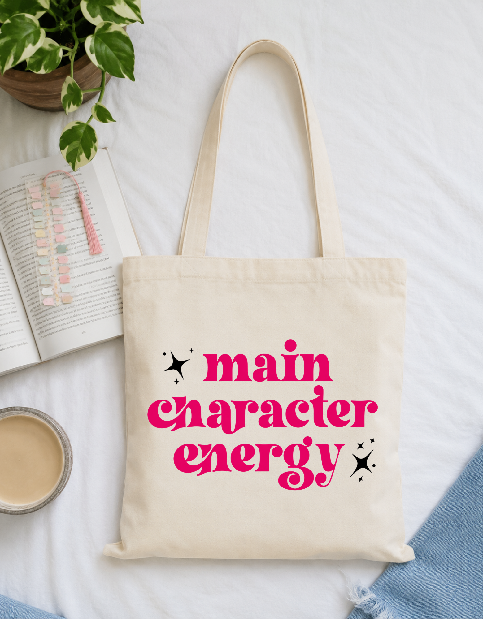 Main Character Energy Tote Bag