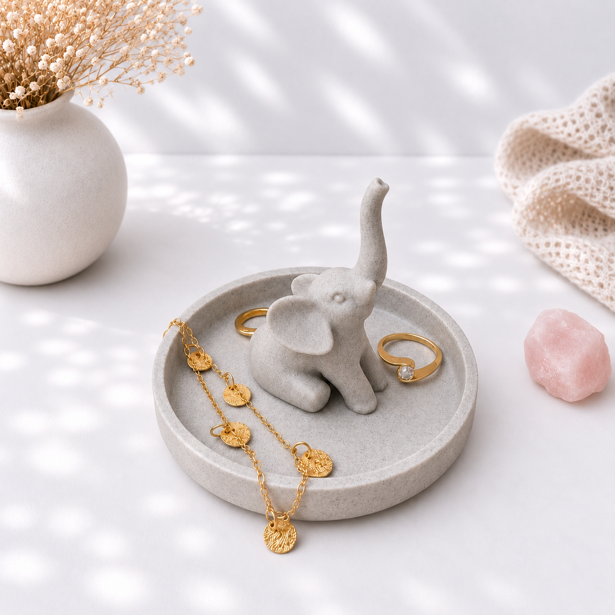 3D Printed Elephant Ring Dish