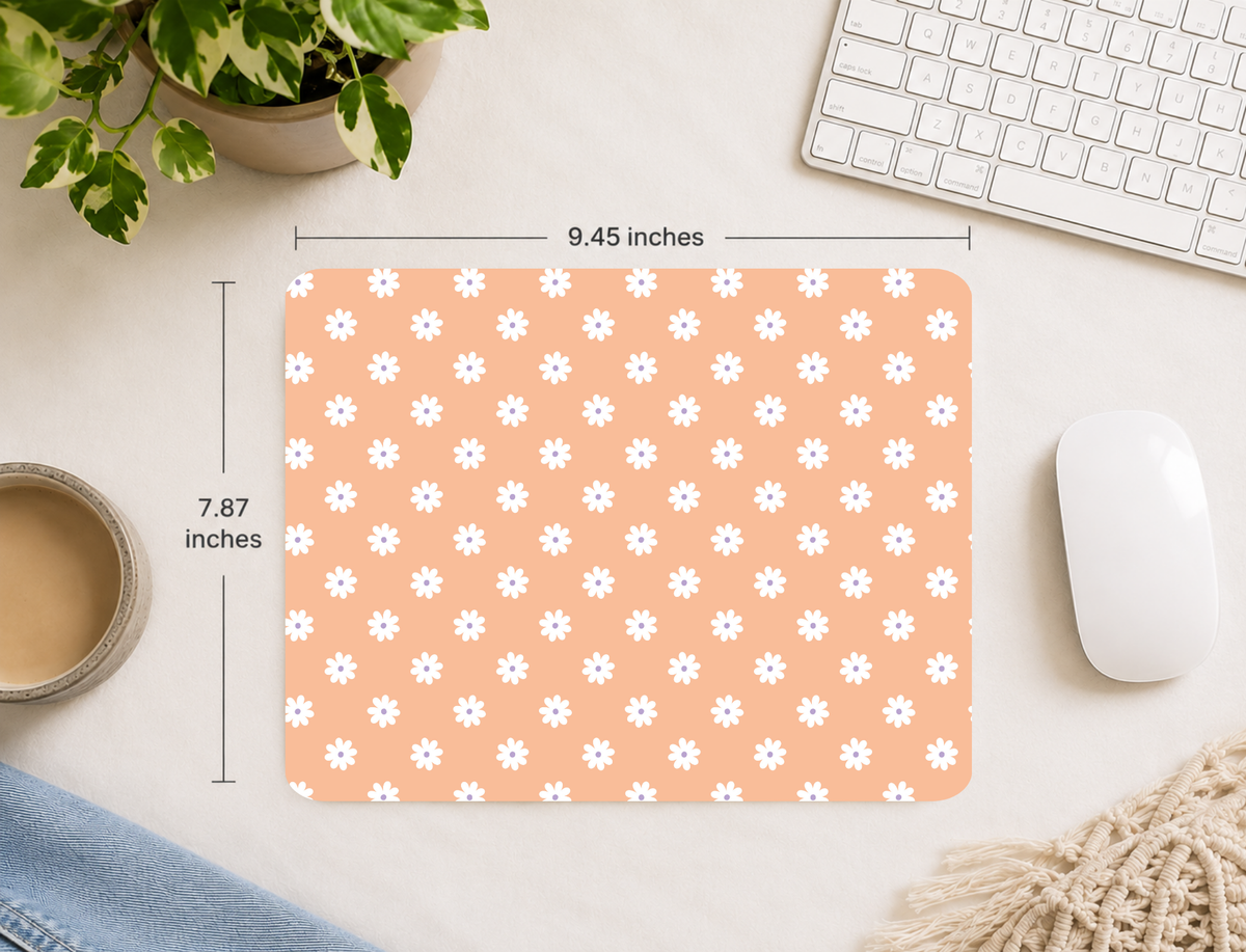 Orange Daisies Mousepad