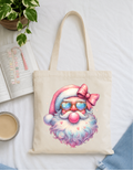 Pink Santa Tote Bag