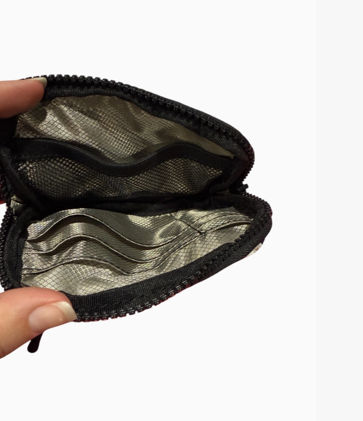 Mini Zip Wallet with Clip Ring