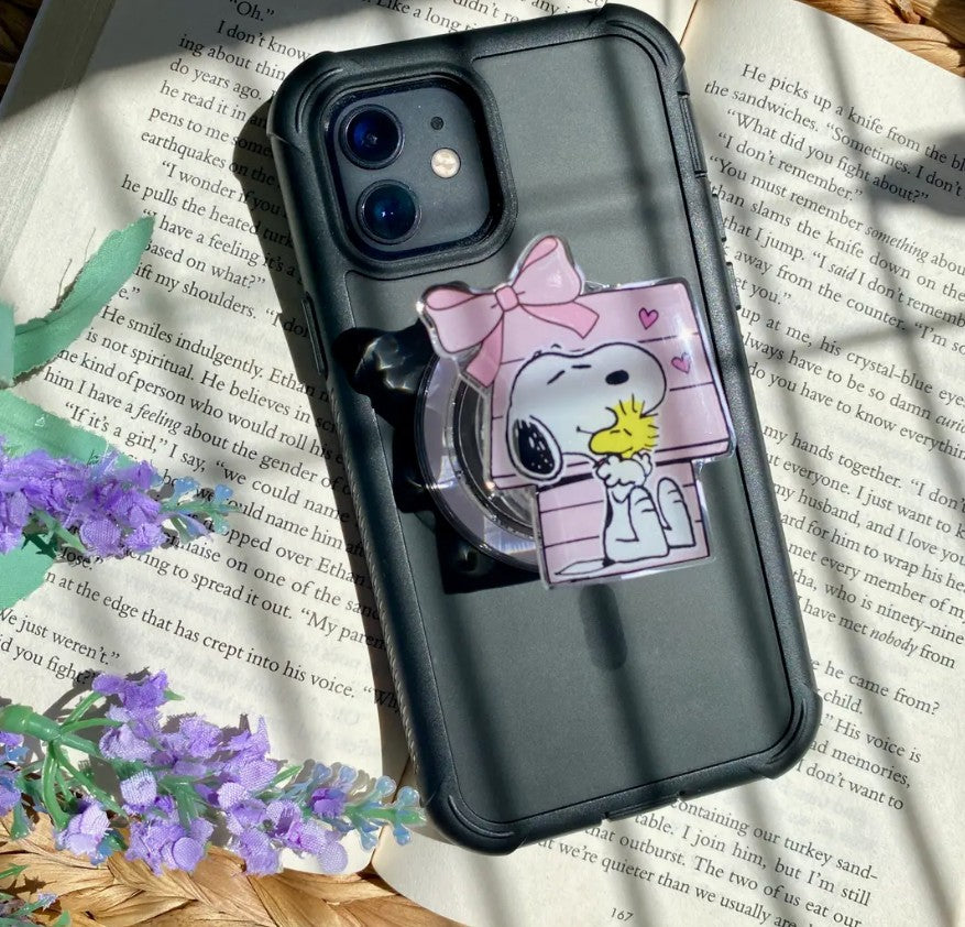Dog Snoopy Magsafe Magnetic Phone Kindle Tablet Grip