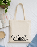 Sleepy Pup Tote Bag